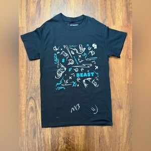 Mr. Beast Jimmy Black Signed shirt
